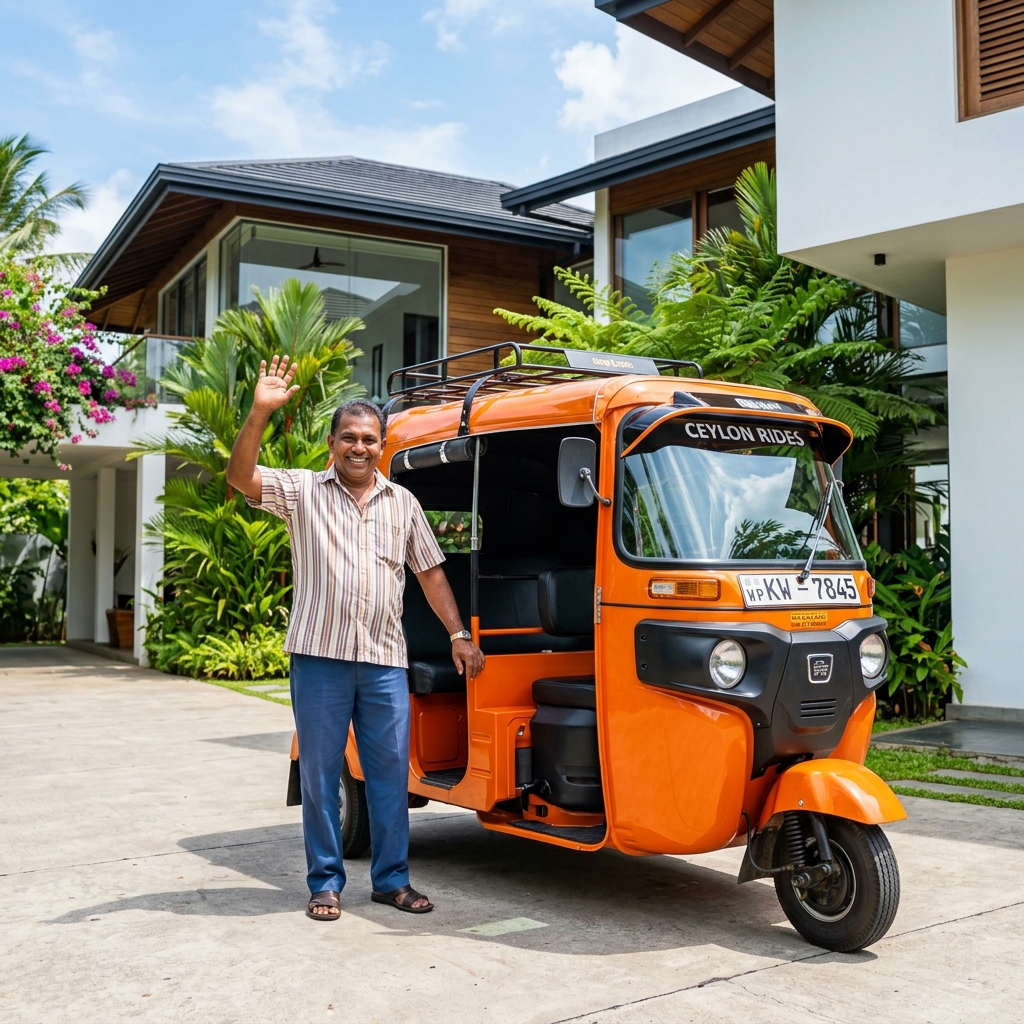 Sri Lankan Tuk-Tuk Owner